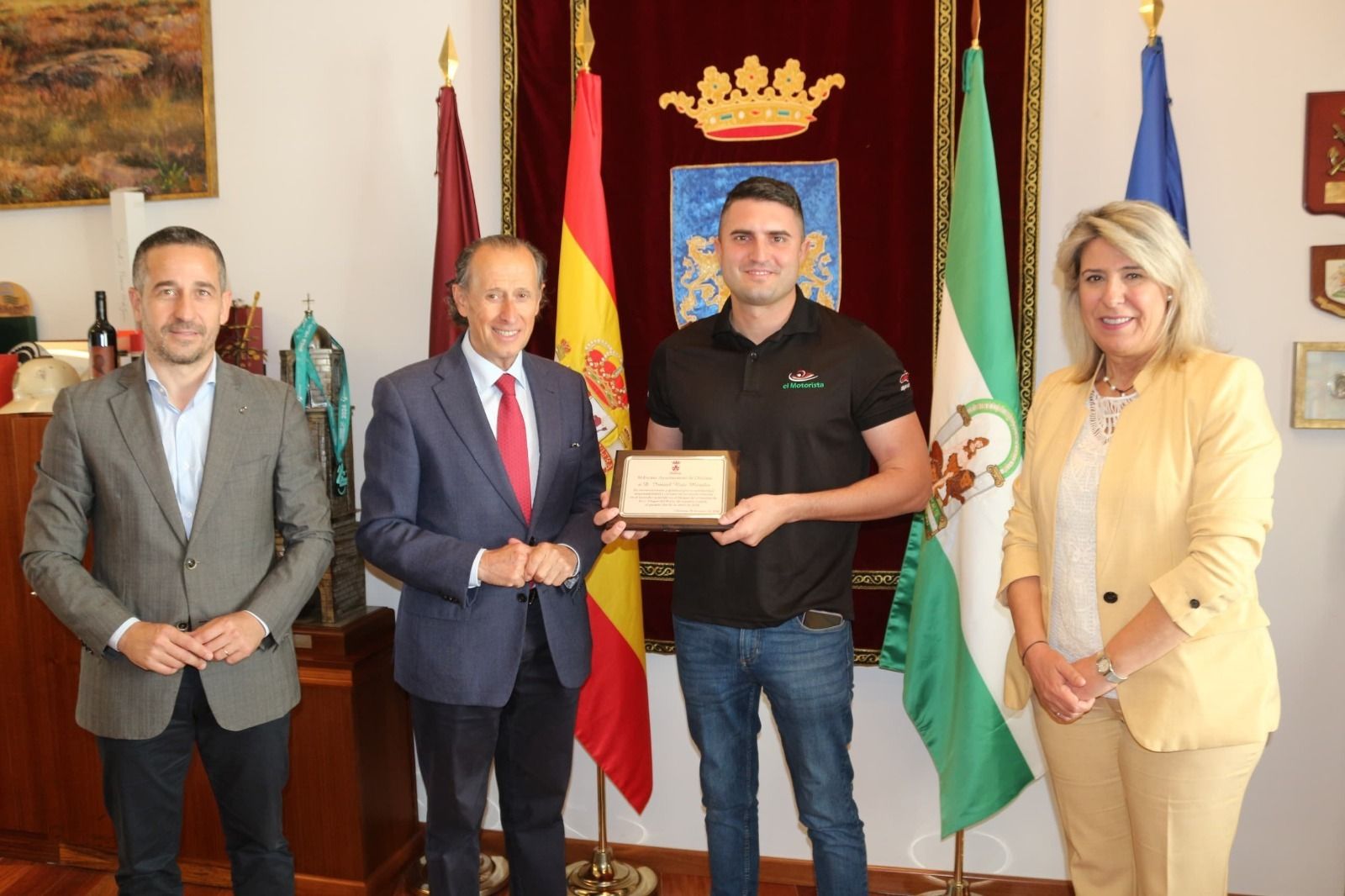 Un momento de este acto celebrado en Alcaldía.