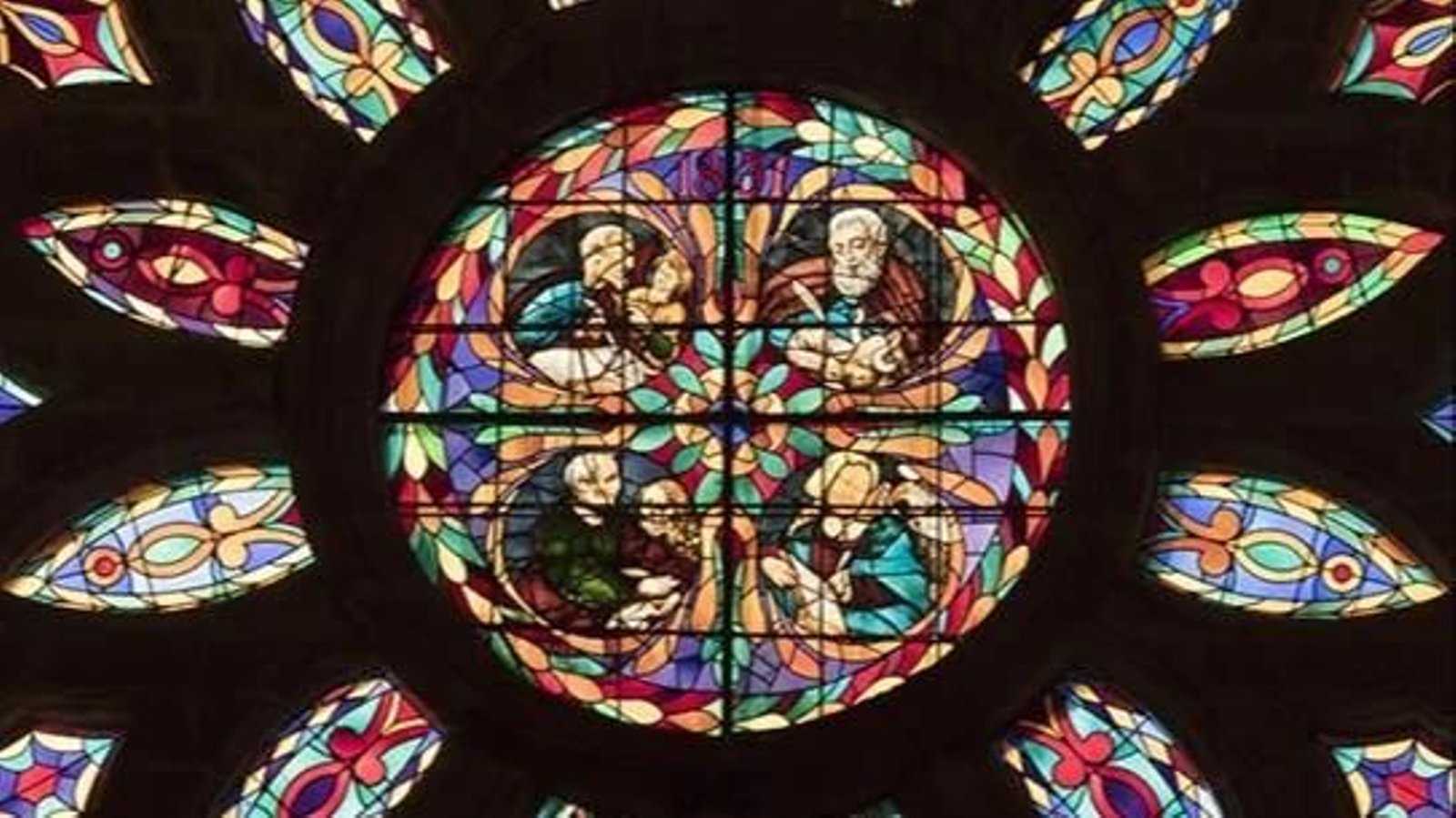 Vidriera de Los Evangelistas