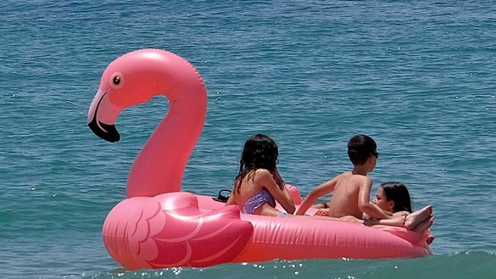 El flotador del flamenco rosa se ha convertido en un clásico de este verano