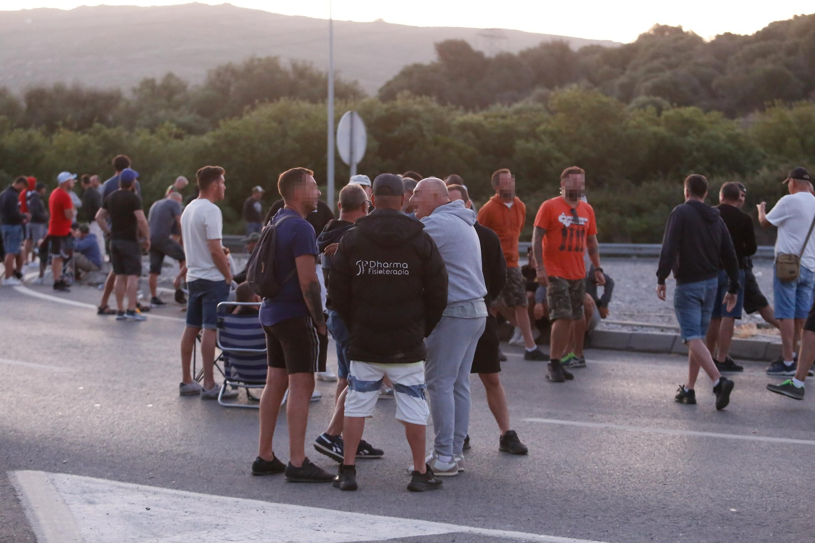 Fotos de la jornada del jueves de la huelga del metal en el Campo de Gibraltar