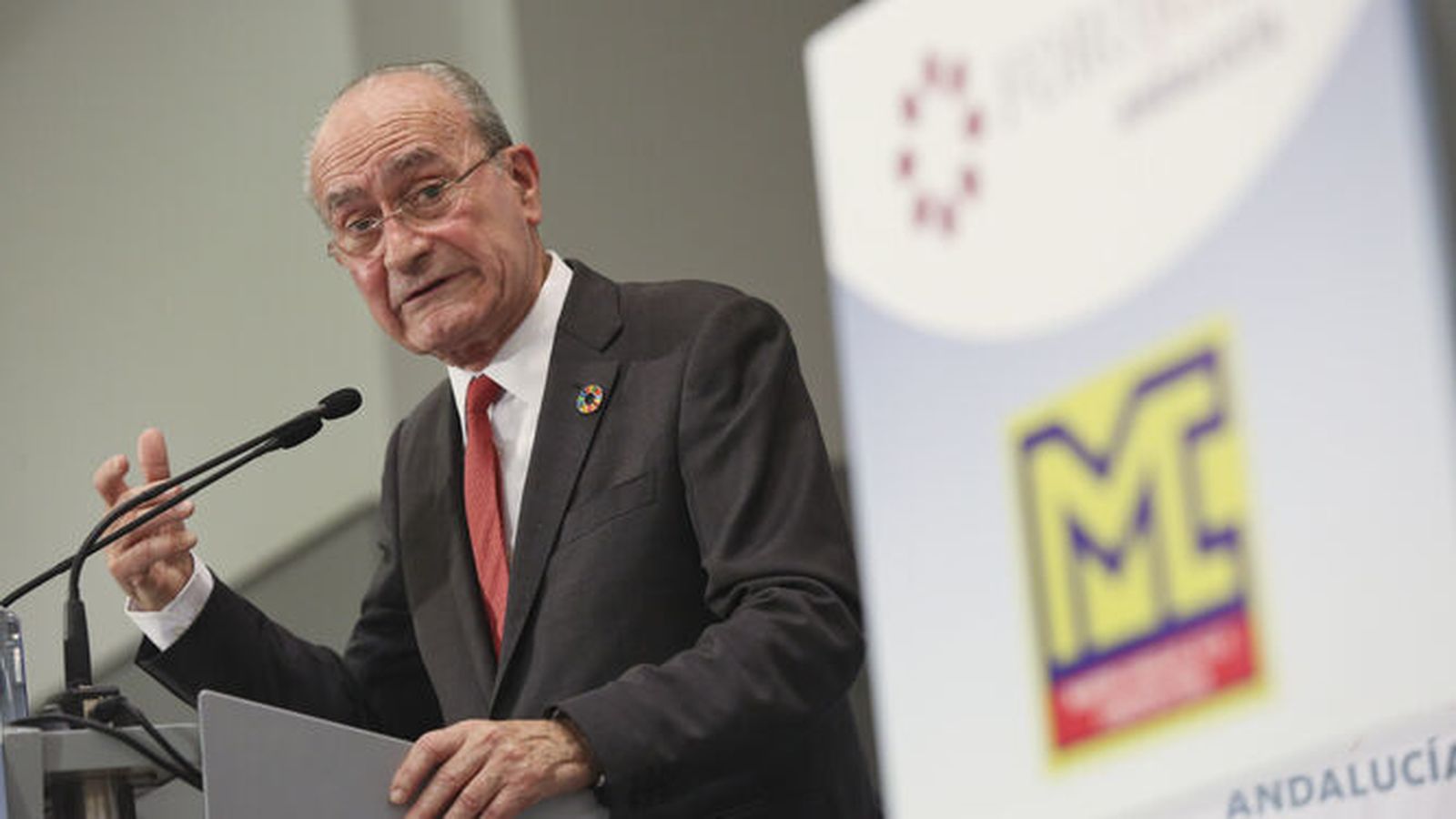 Francisco de la Torre en un acto en Málaga.