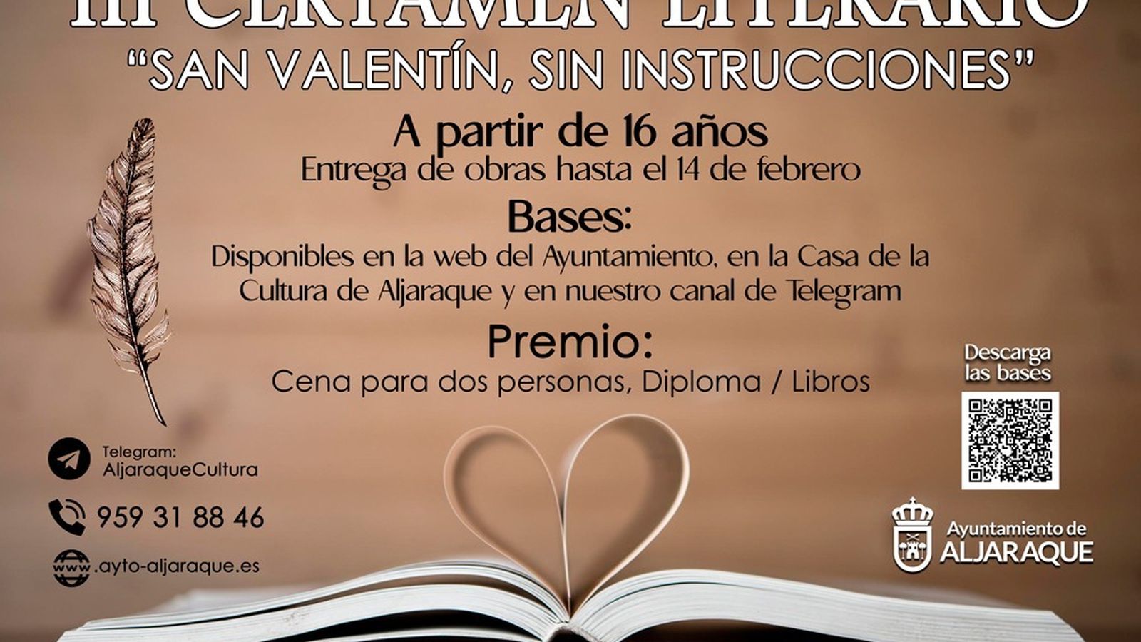 III Certamen Literario San Valentín, sin instrucciones