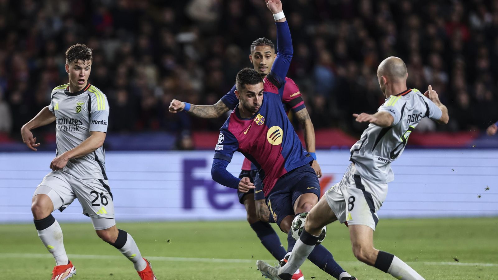 Las fotos del Barcelona-Benfica