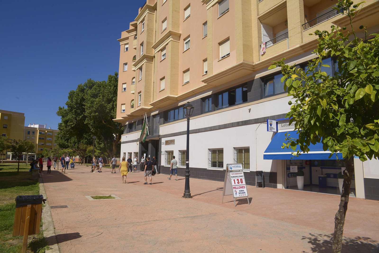 La sede de los juzgados de La Línea.