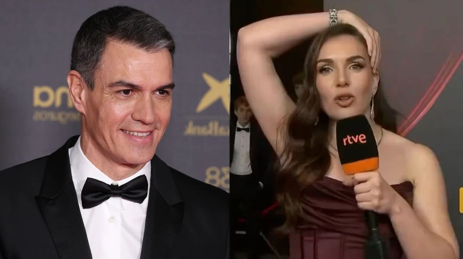 Inés Hernand, en la alfombra roja de los Premios Goya.