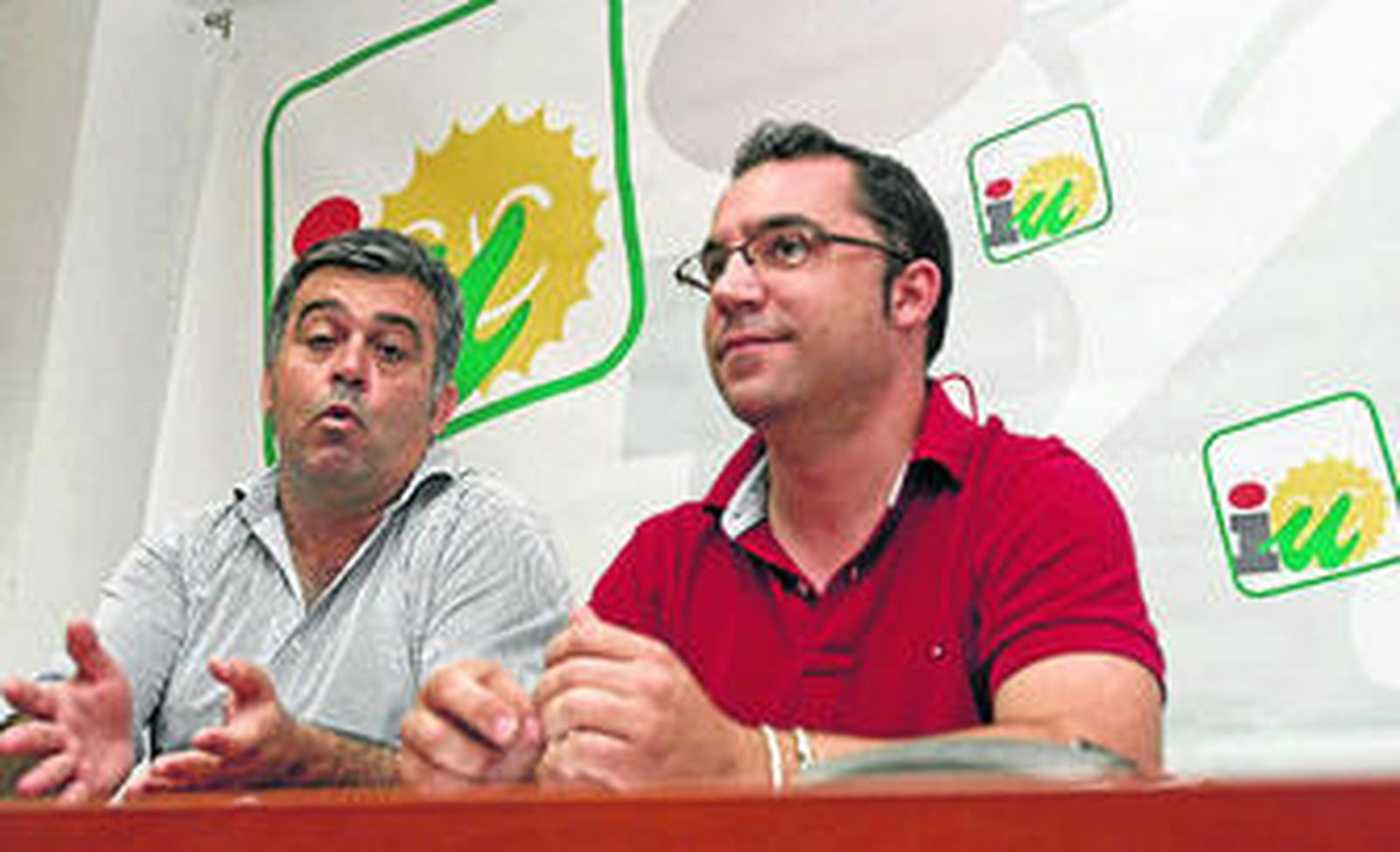 Imagen de Manuel Cárdenas y Juan José Rodríguez, ayer.