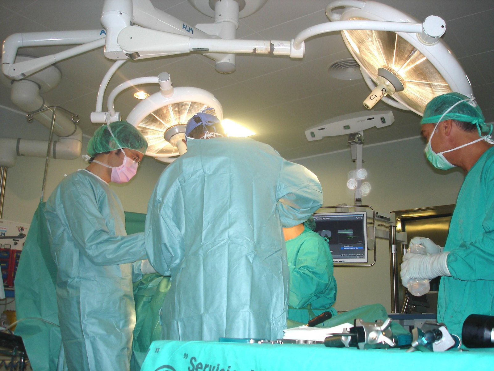 Quirófano de un hospital público