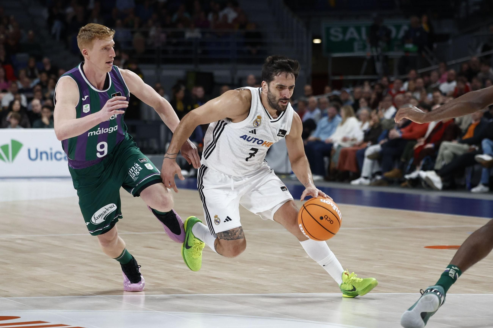 El Real Madrid-Unicaja, en fotos