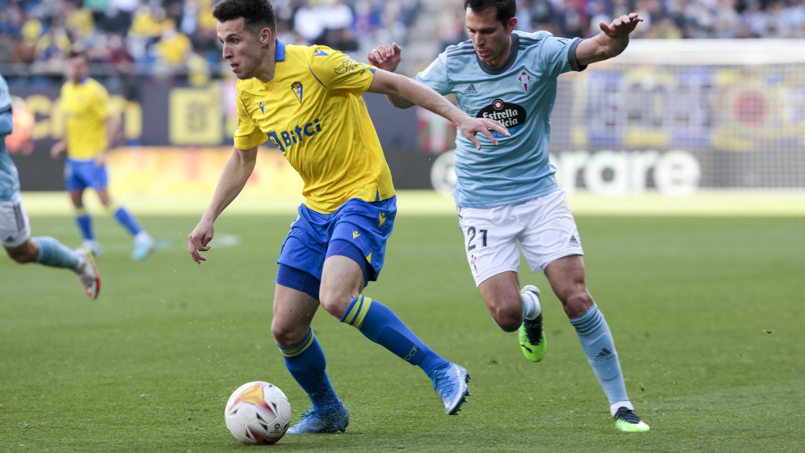 Las imágenes del partido entre el Cádiz y el Celta