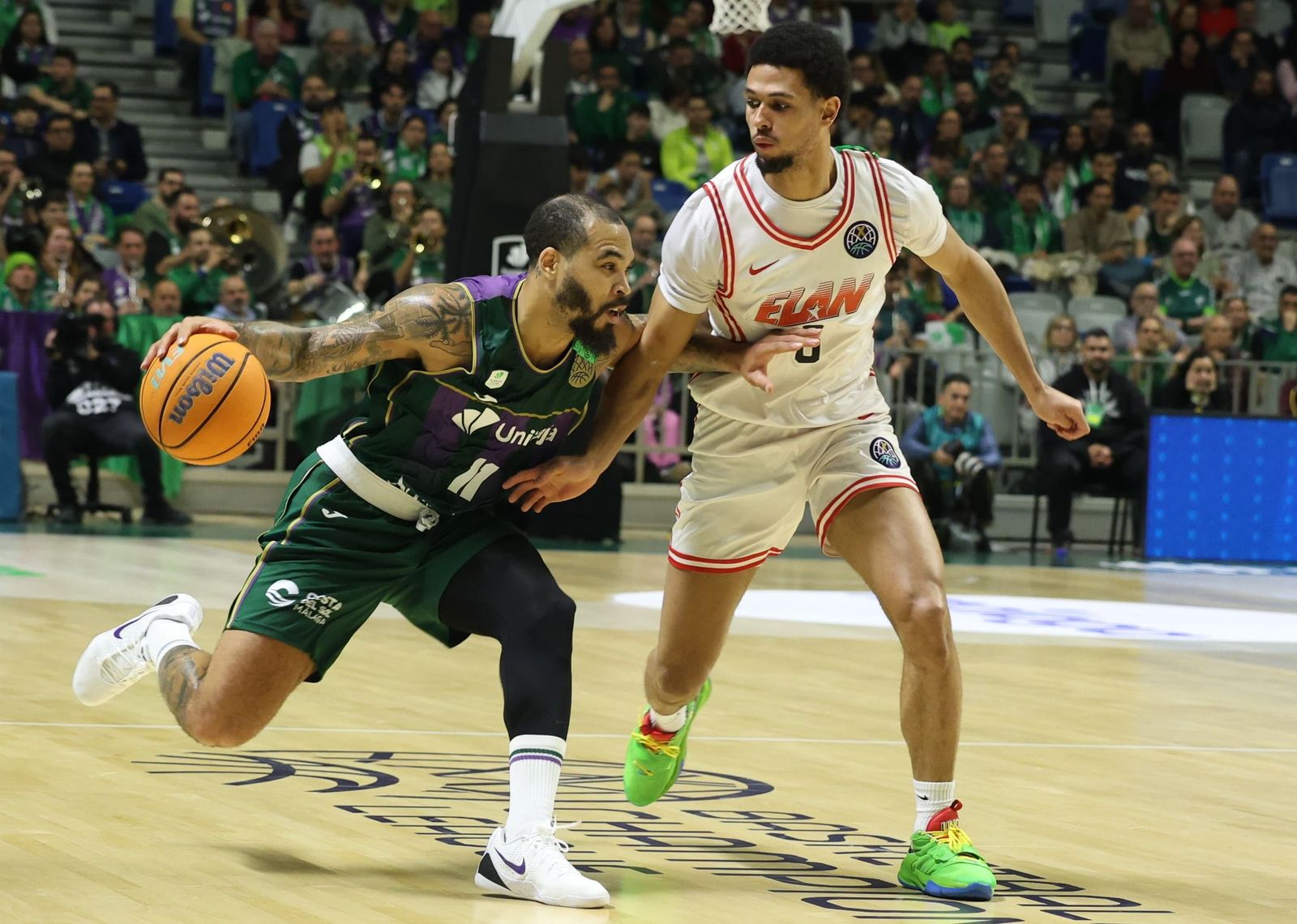 El Unicaja-Elan Chalon, en fotos