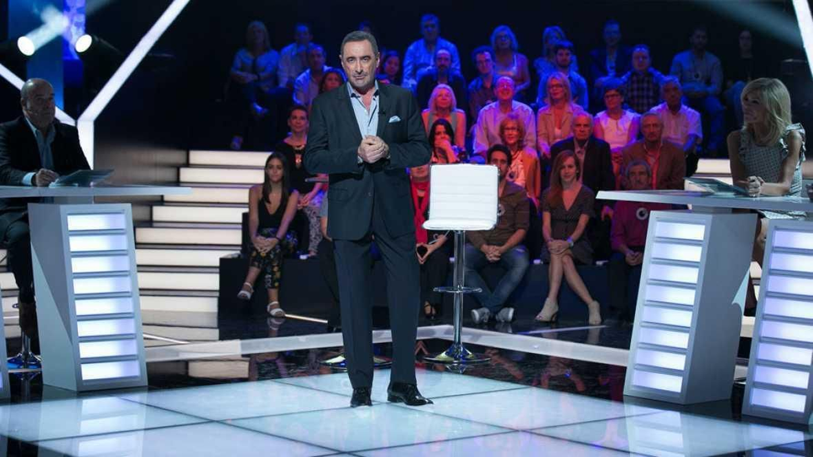 Carlos Herrera, en su nuevo plató.