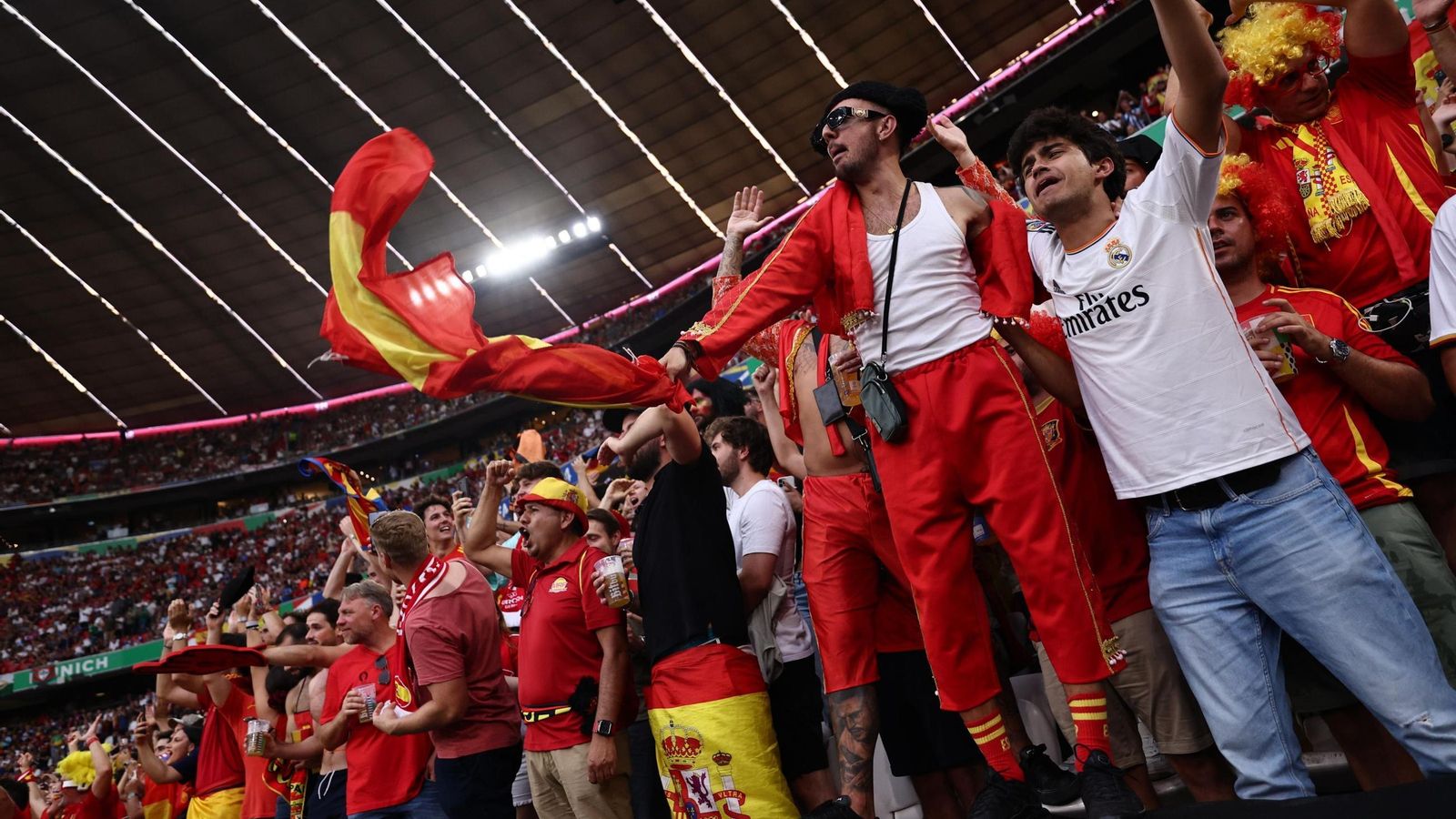 Las mejores imágenes del España - Francia
