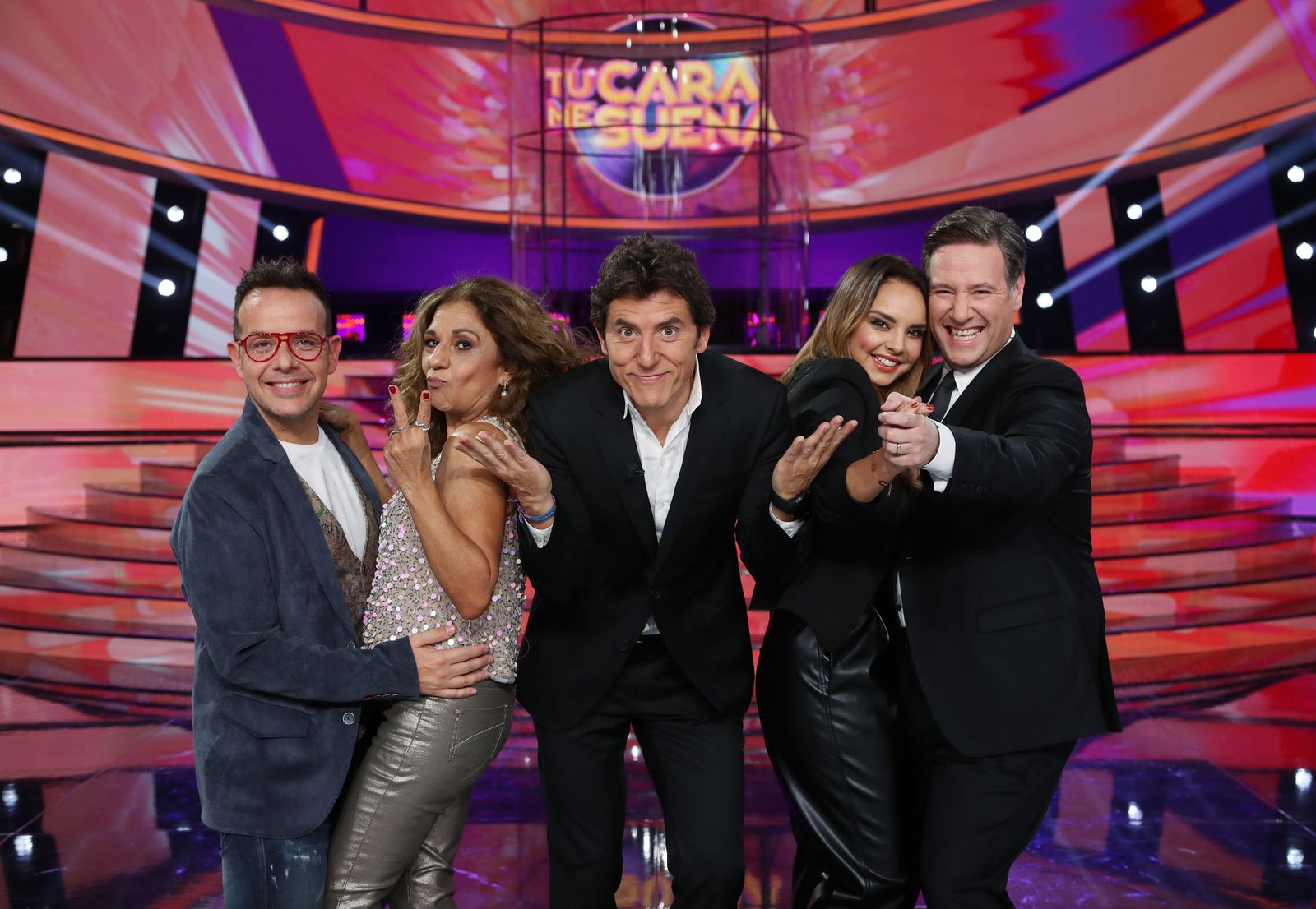 Manel Fuentes y el jurado de 'Tu cara me suena'