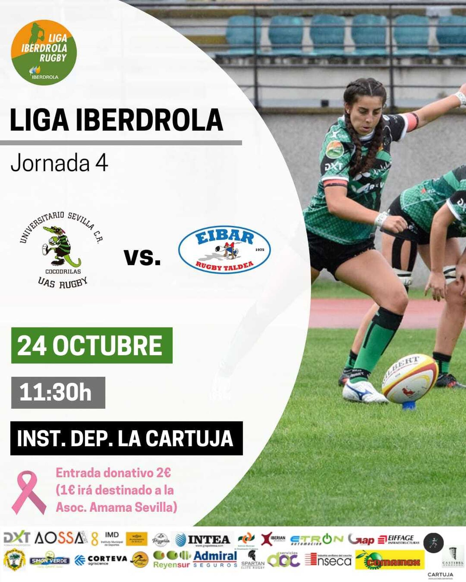 El cartel del partido del próximo domingo en La Cartuja.