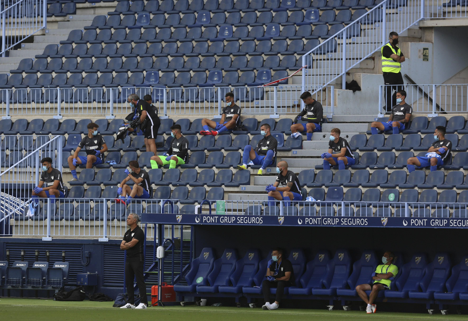Las fotos de Sergio Pellicer en el Málaga
