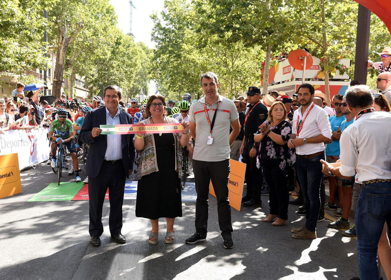 La Vuelta ciclista a España a su paso por Granada