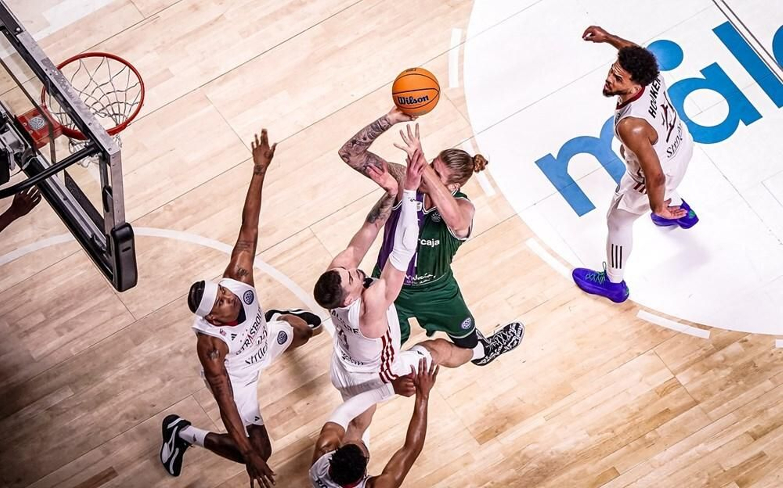 El Unicaja - Strasbourg, en fotos