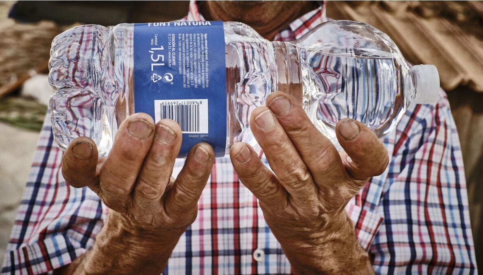 Algunas pedanías de Vejer usaron este año agua mineral para macerar las aceitunas.
