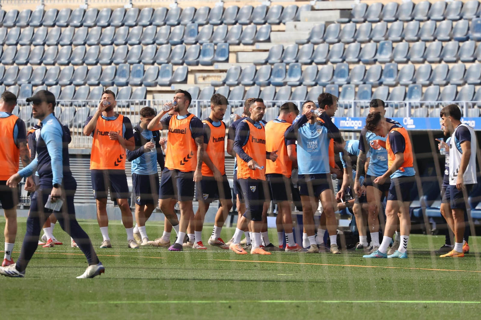 Las fotos del entrenamiento del Málaga CF de puertas abiertas