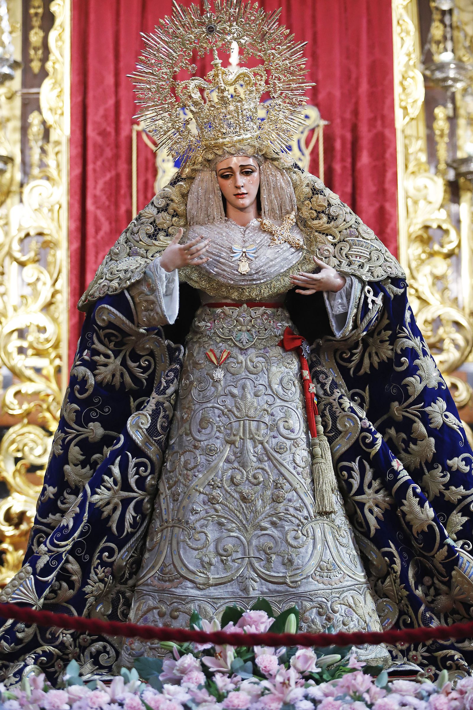 La Virgen de La Victoria regresa a la Parroquia del Sagrado Corazón de Jesús