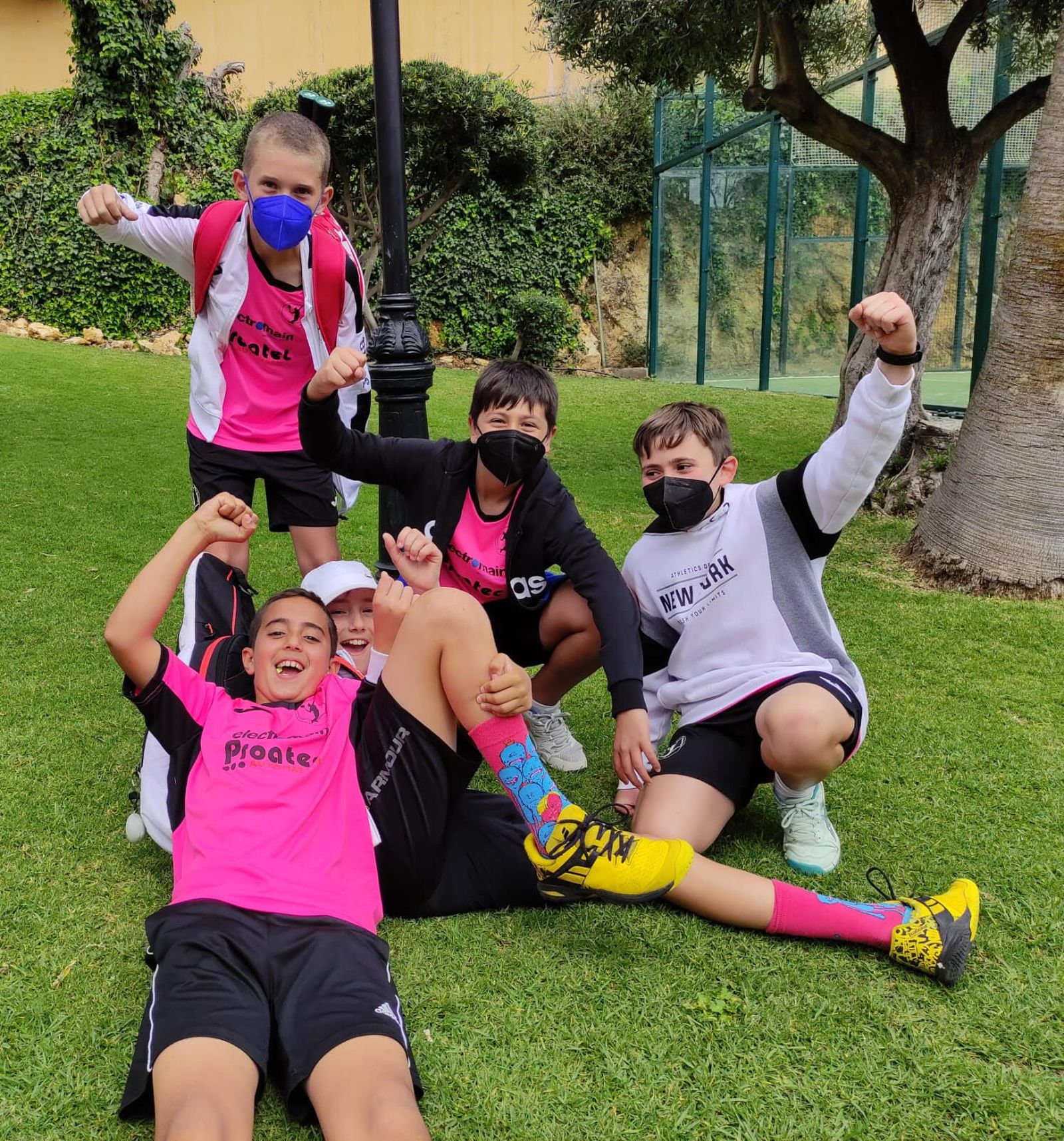 Pequeños jugadores del CT Aguadulce