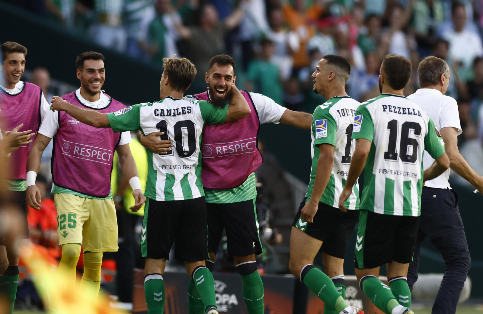 Las imágenes del Betis-Roma