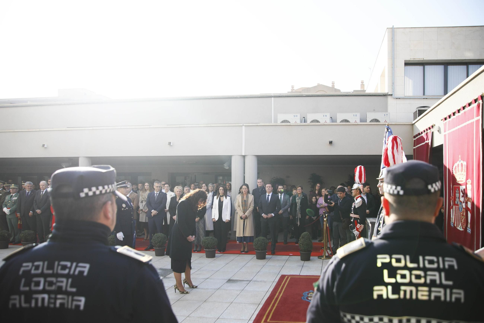 Las imágenes del acto institucional de la Policía Local de Almería con motivo de la festividad de su patrón, San Esteban