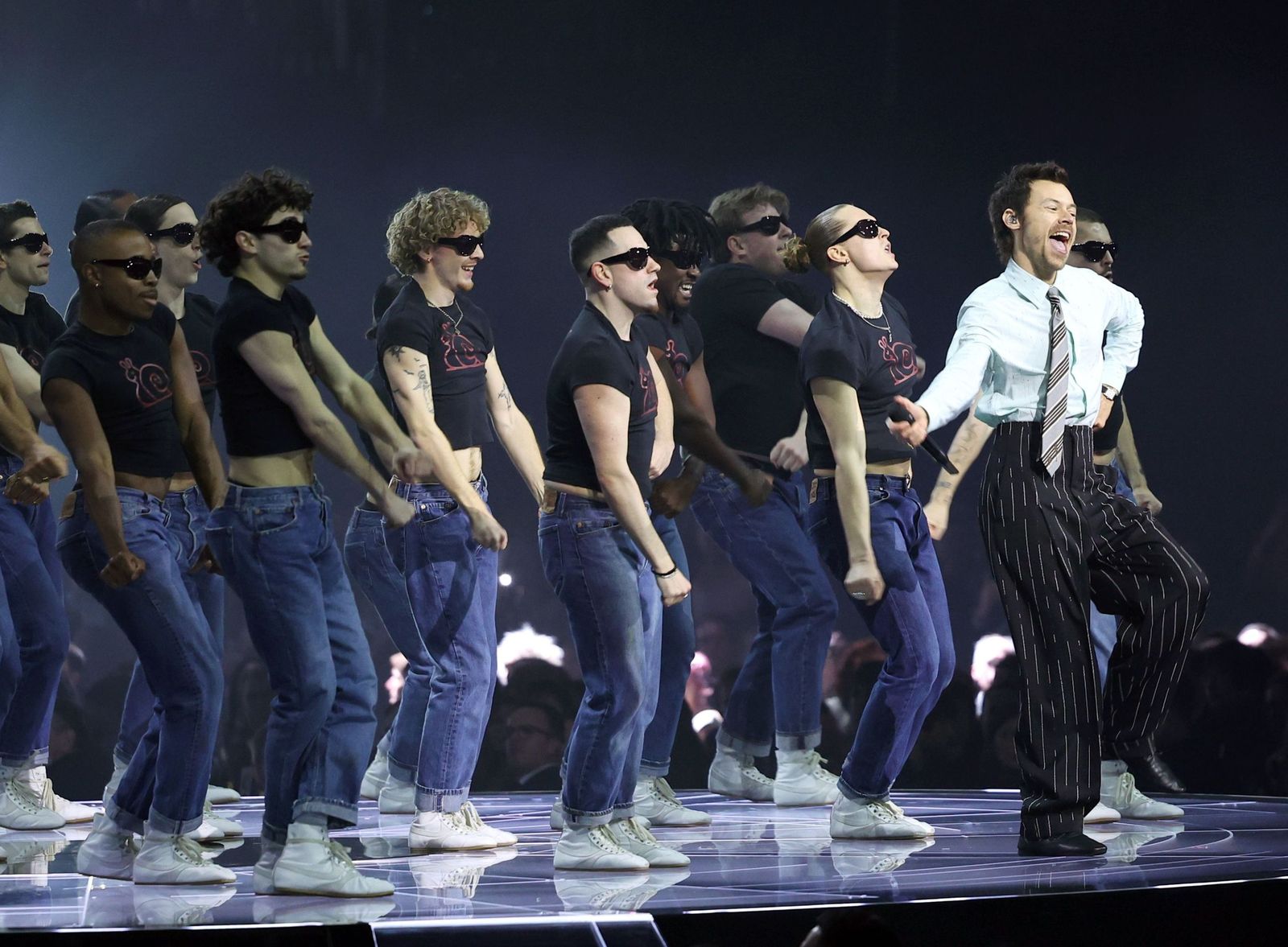 Harry Styles en los recientes Brit Awards