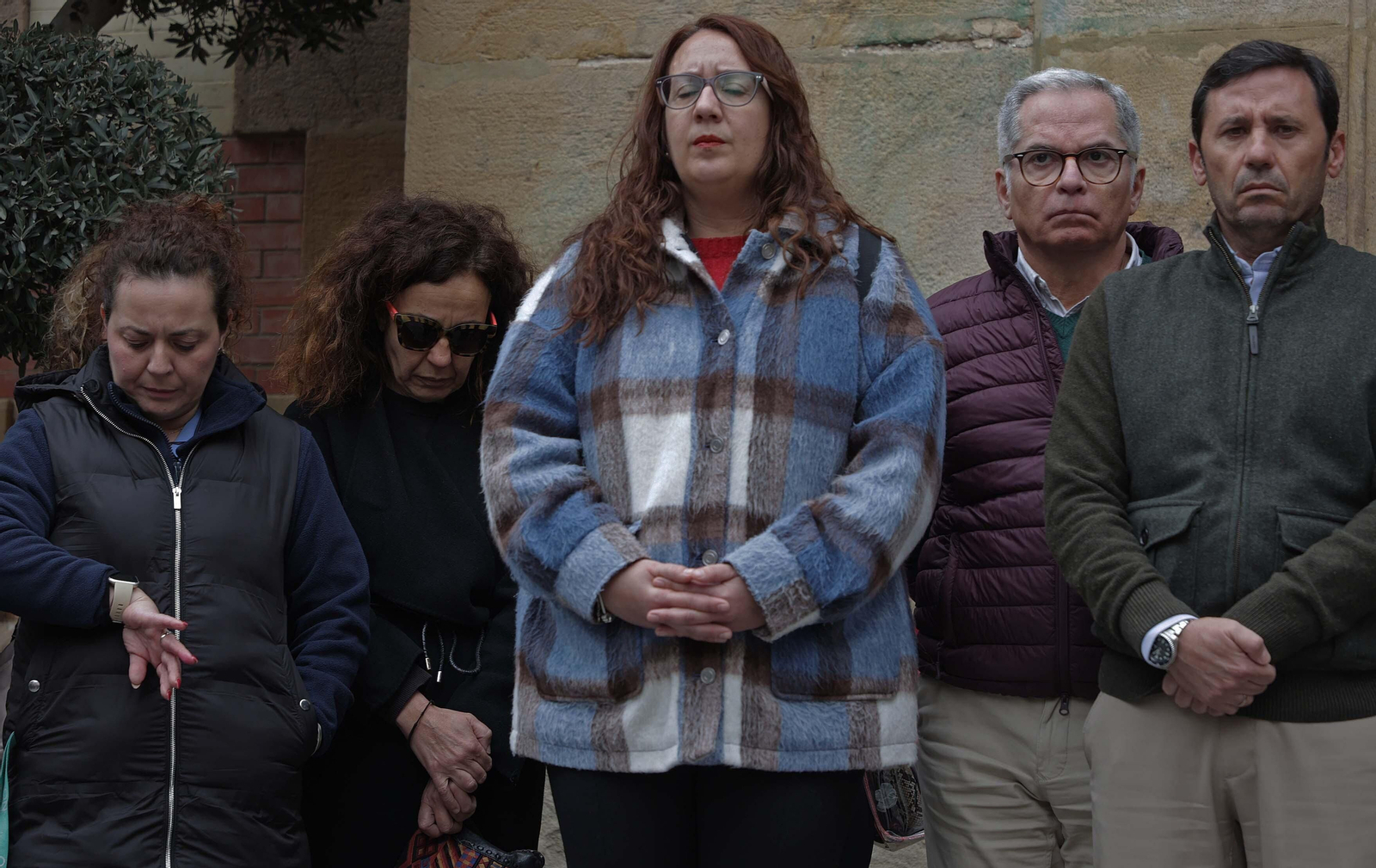 El minuto de silencio por Rocío, en imágenes