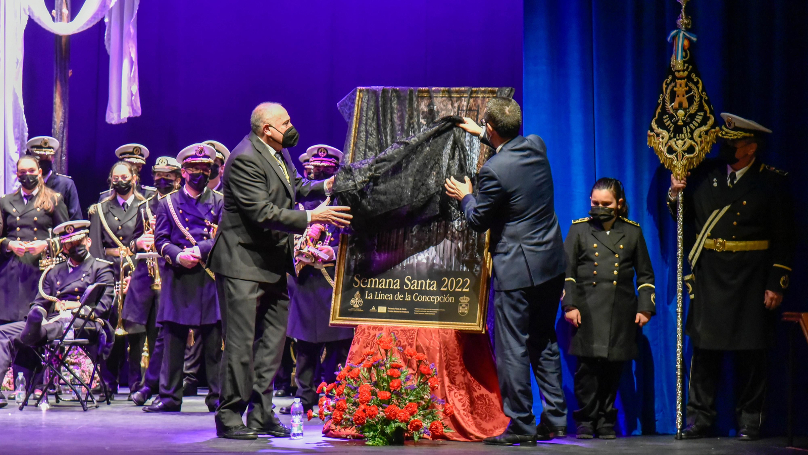 Las fotos de la presentación del cartel de la Semana Santa 2022 de La Línea
