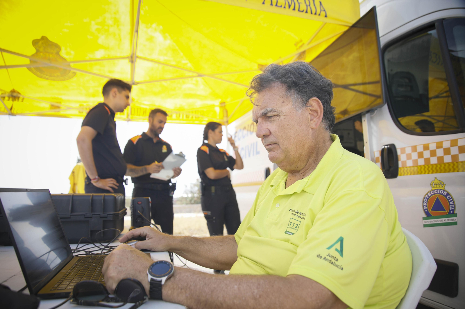 Las mejores imágenes del simulacro emergencias 061