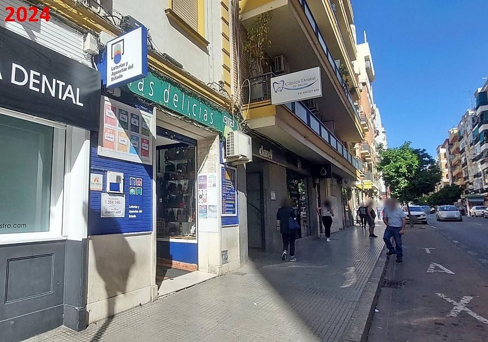 El despacho receptor que vendió el boleto, en la Avenida José Fariña en la capital onubense.