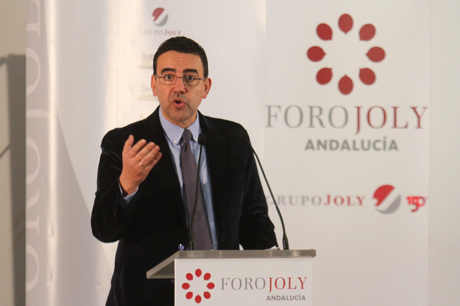 Mario Jiménez, durante la presentación que realizó de José Fiscal.