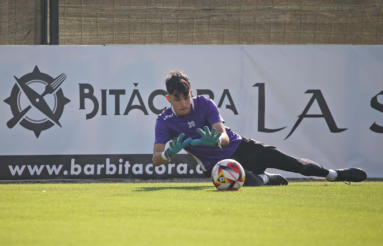 El entrenamiento de la Balona, en imágenes