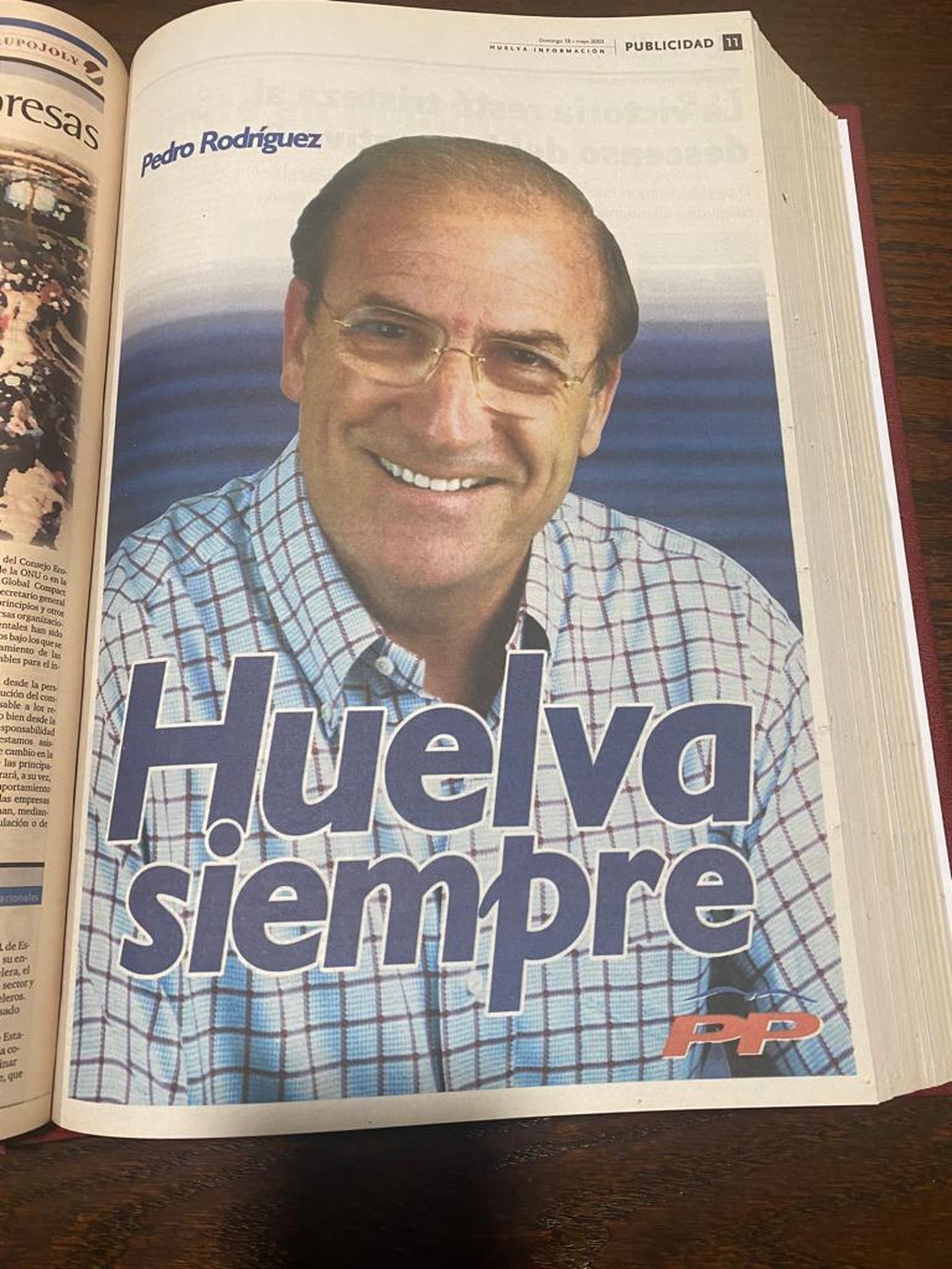 Pedro Rodríguez, candidato del PP