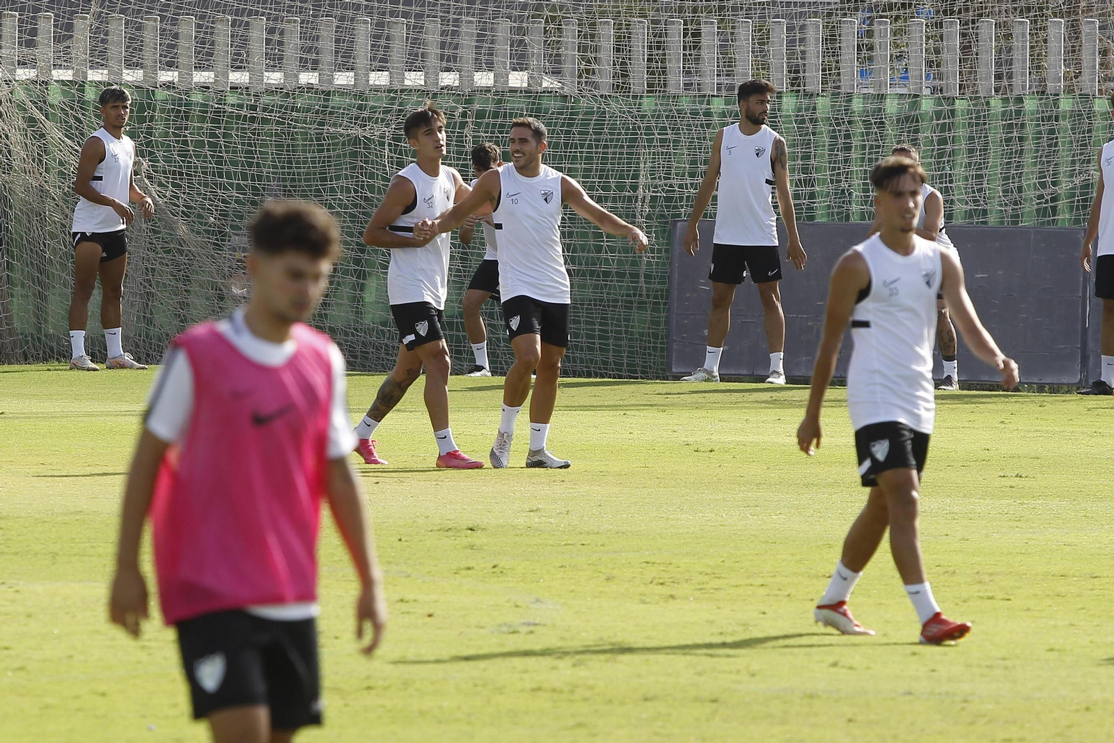 Las fotos del partido entre el Málaga y el Atlético Malagueño