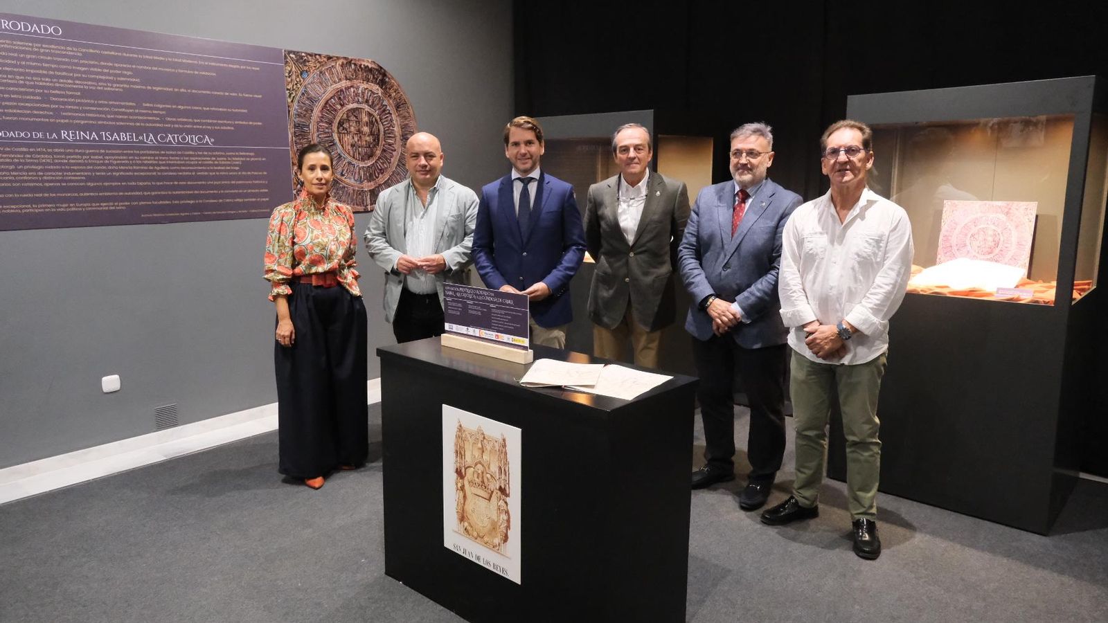 Inauguración de la exposición.