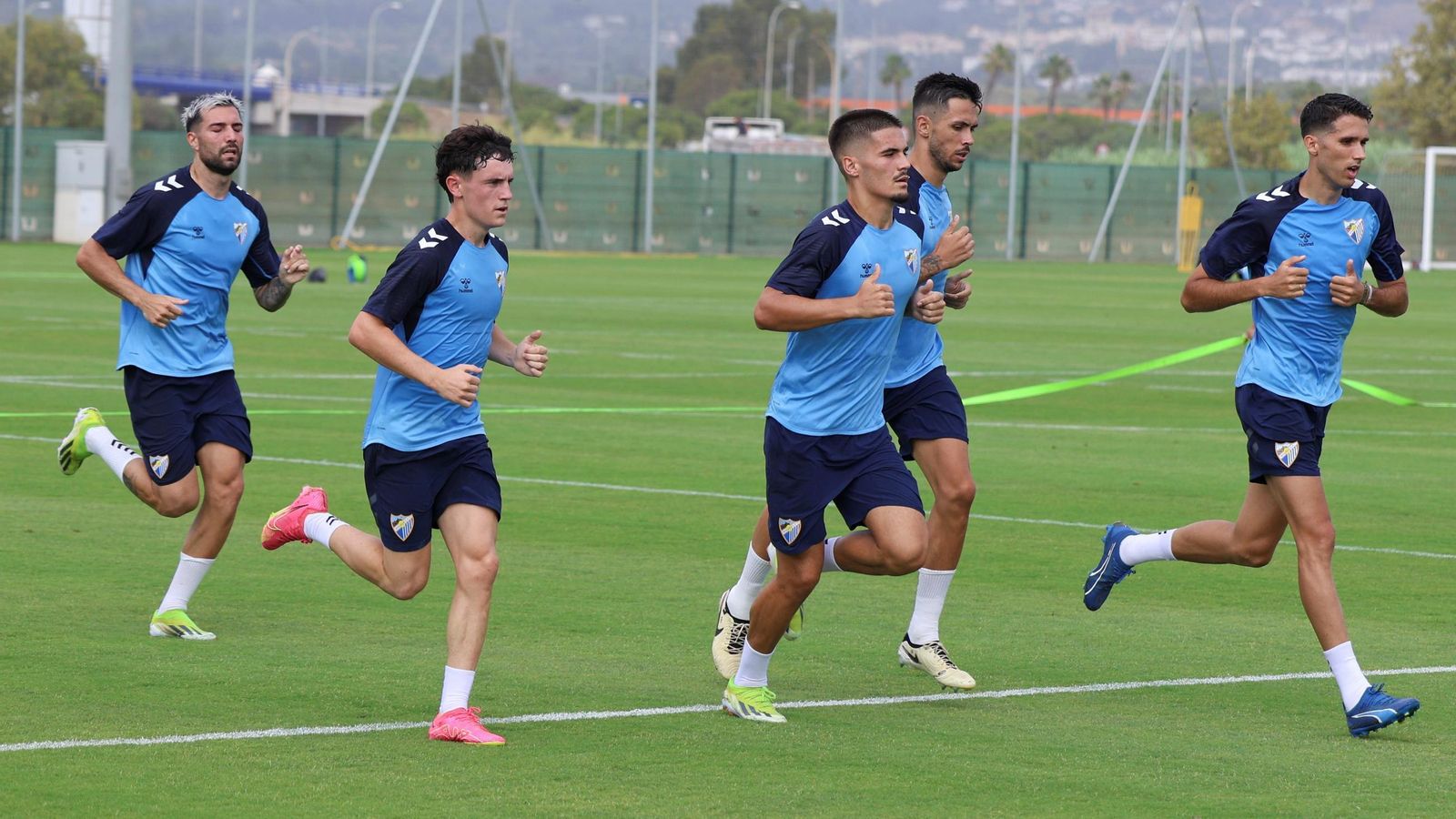 El Málaga CF prueba la Ciudad Deportiva de Arraijanal