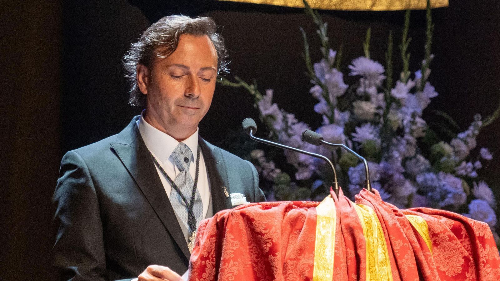 Fernando Romero en el Pregón de la Semana Santa de Huelva 2025