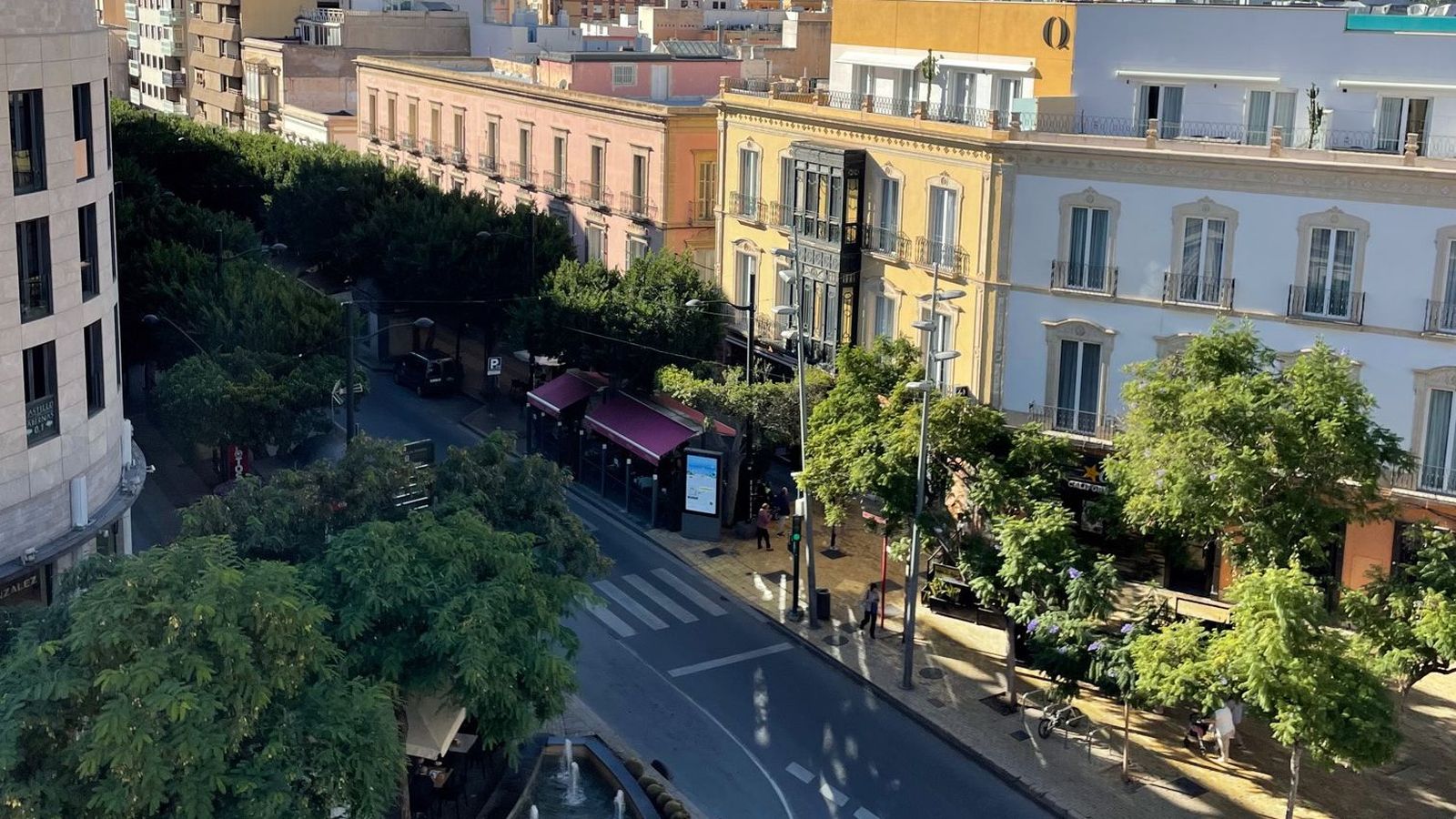 Puerta Purchena desde el aire