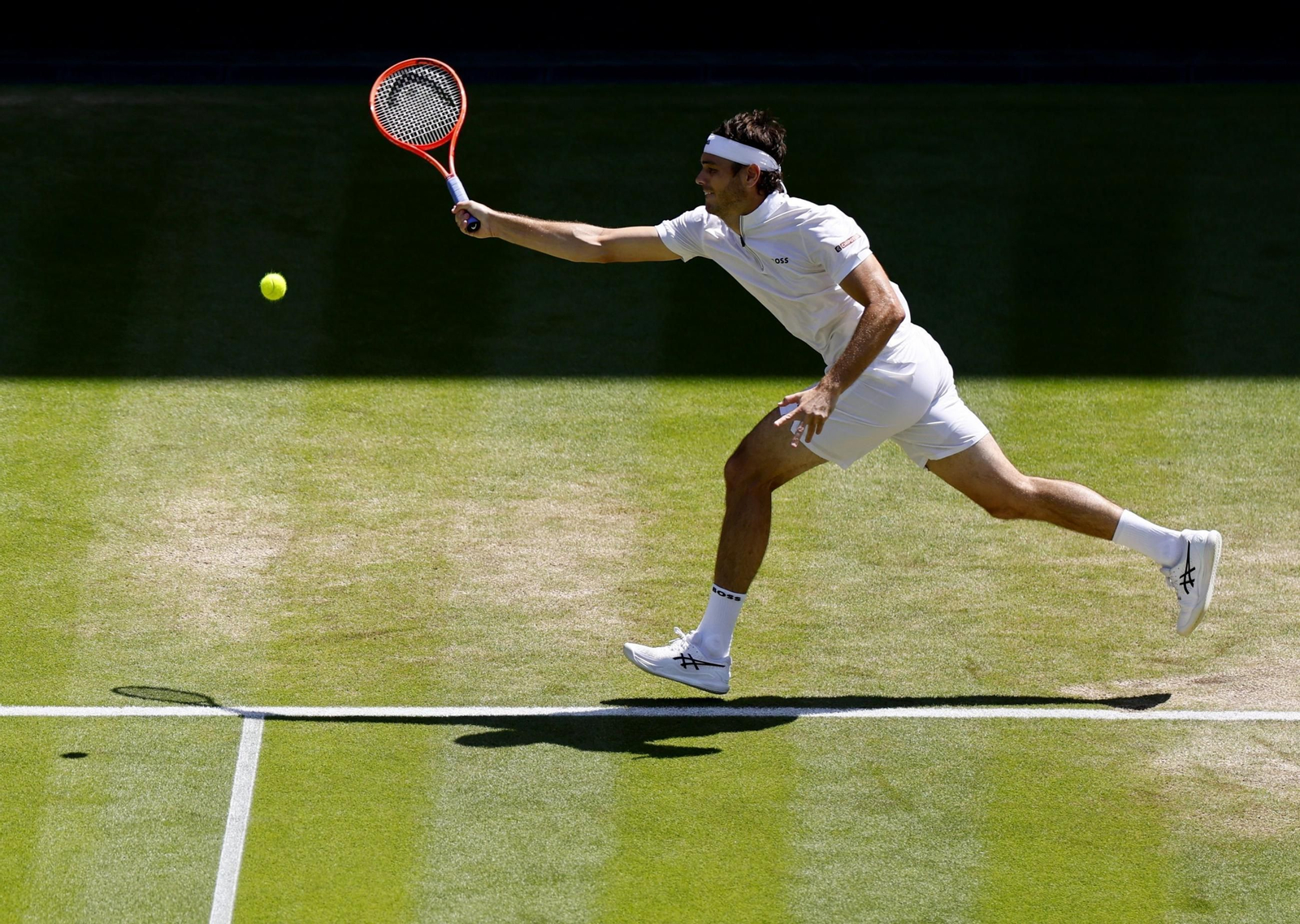 Las fotos del pase de Alcaraz a la final de Wimbledon Las fotos del pase de Alcaraz a la final de Wimbledon