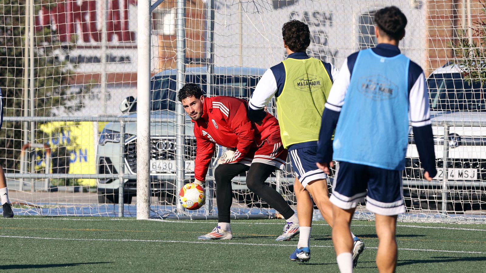 Imágenes del entrenamiento del Xerez CD en Picadueñas