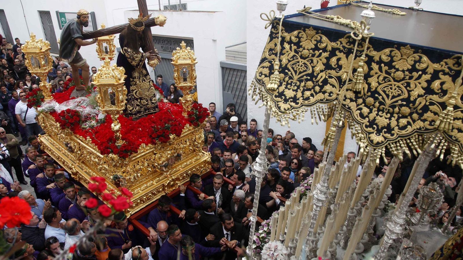Nuestro Padre Jesús Nazareno y María Santísima del Socorro, la madrugá más bonita en Ayamonte