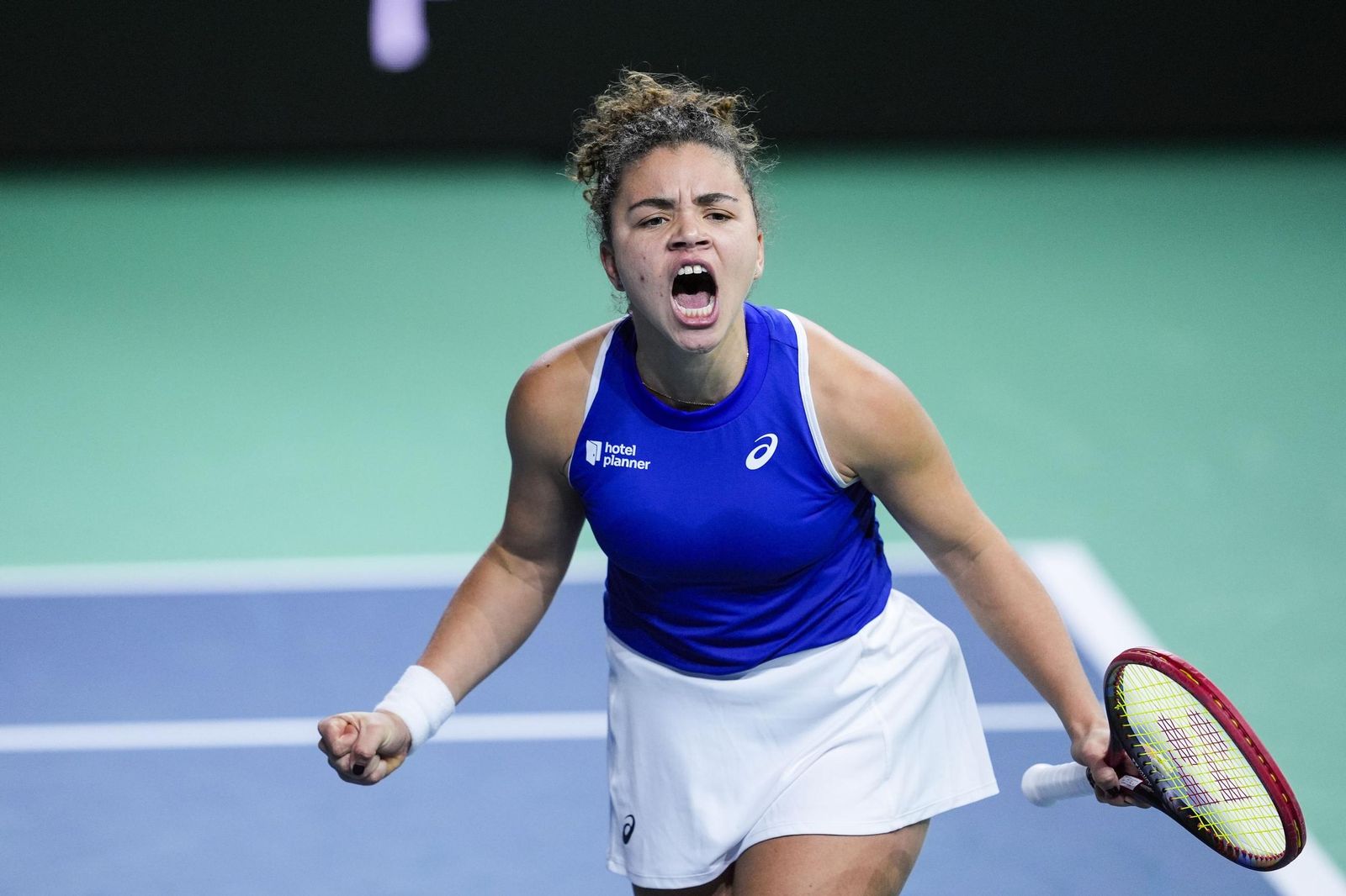 El Italia-Japón de la Billie Jean King en Málaga, en fotos