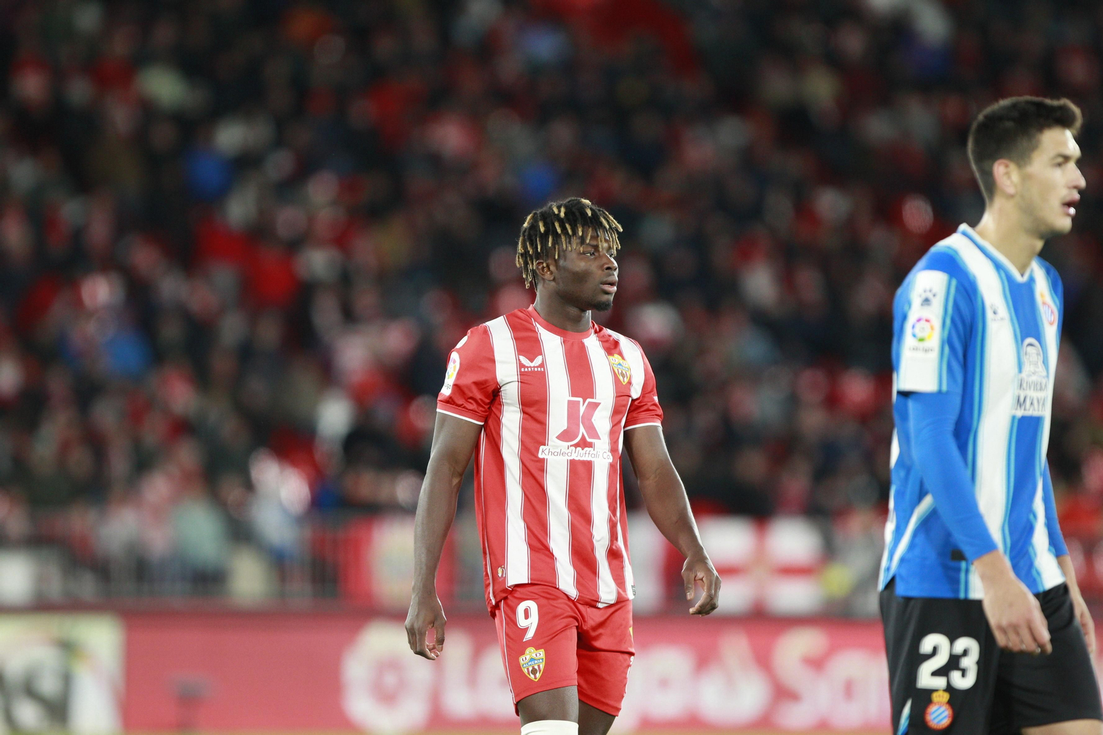 Imágenes del partido U.D. Almería-R.C.D. Espanyol