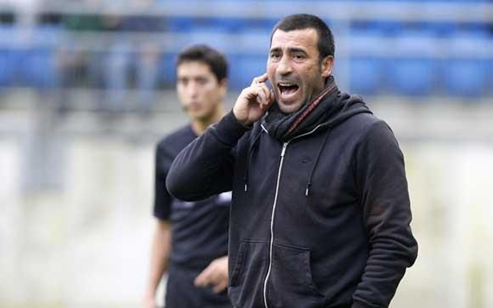 Raúl Agné, durante su etapa como técnico del Cádiz. /Joaquín Pino