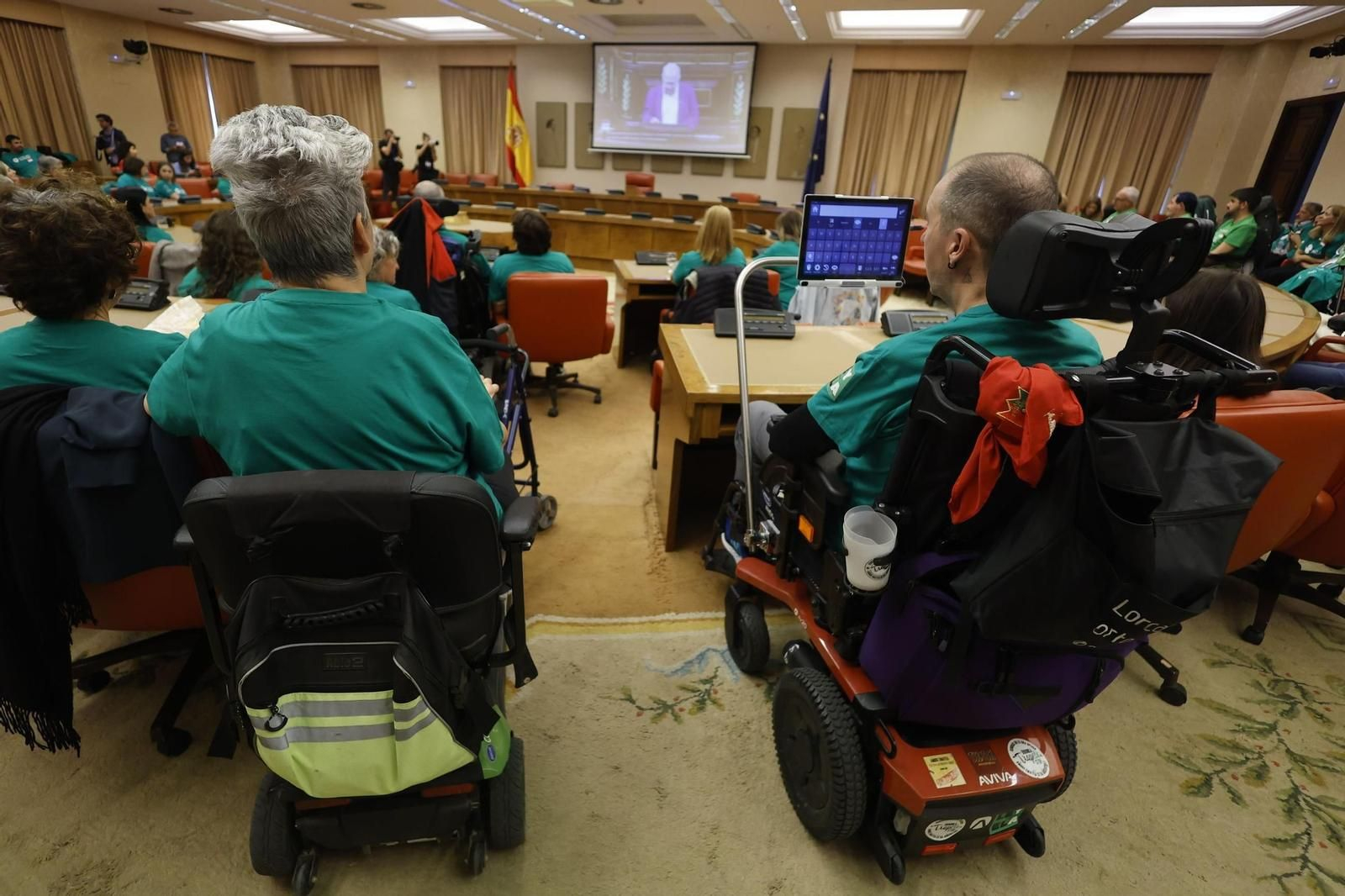 Enfermos de ELA, en una imagen de archivo