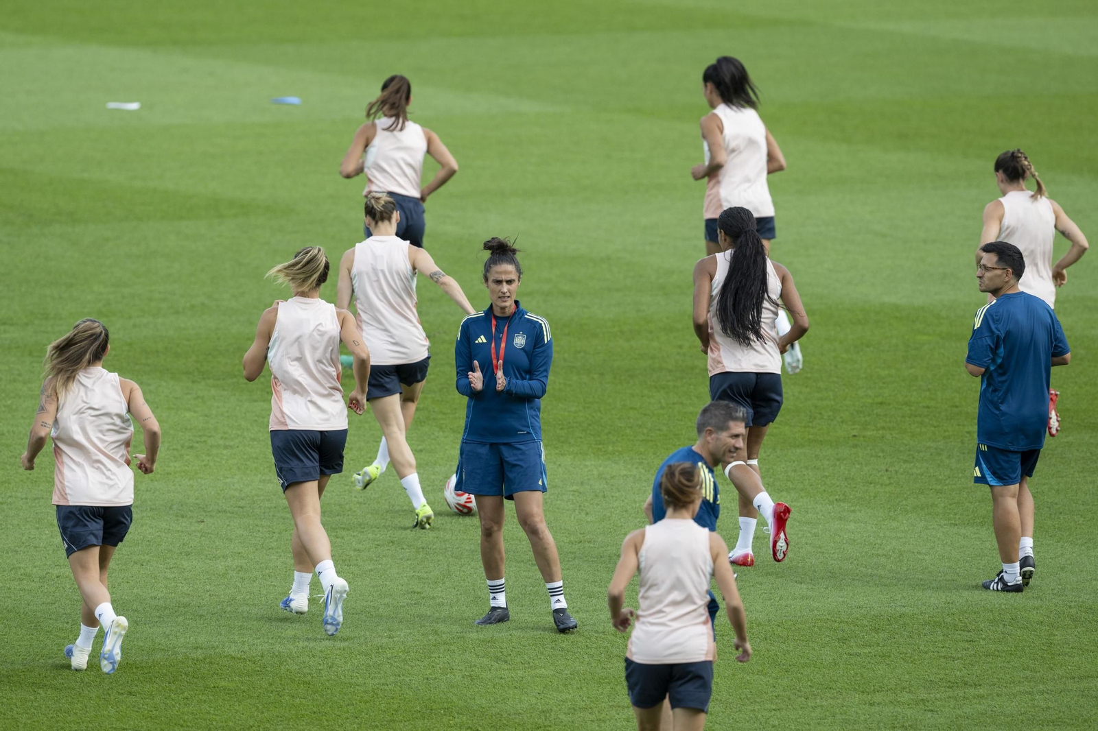 Las fotos de España antes de la semifinal contra Alemania