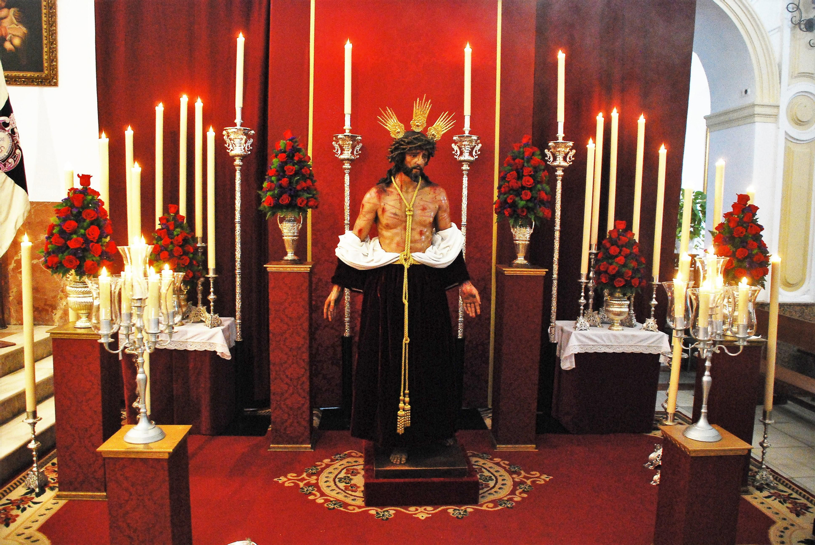 El Despojado en el besamano extraordinario con motivo de su décimo aniversario