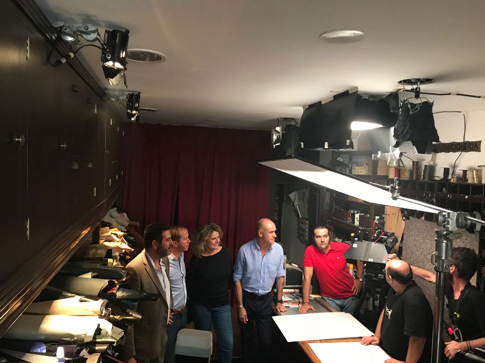 Una de los escenarios del rodaje